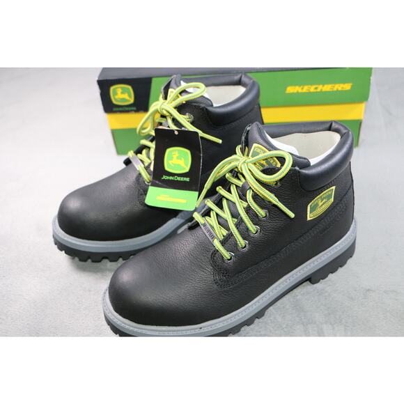 Skechers John Deere Work Boots Mens Size 9 Black Waterproof Memory Foam New main image 5